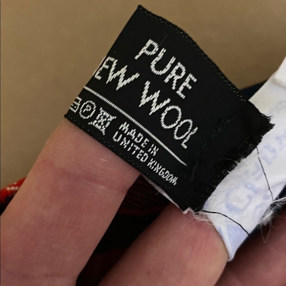 Vintage Scottish Plaid Red Wool Tartan Plaid Classic Traditional Skirt Kilt Sz M - Picture 15 of 16